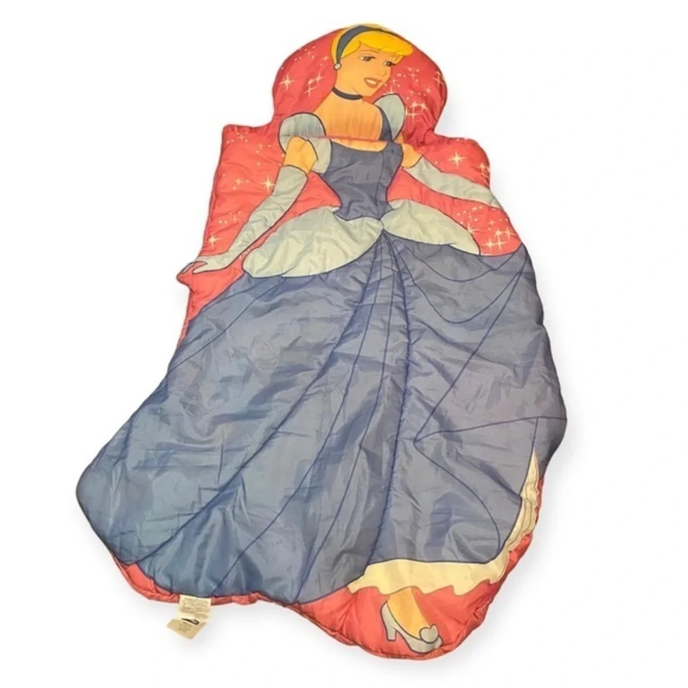 Disney Play Hut Sleeping Bag Girl Pink Barbie Full‎ Zip Flannel Inside